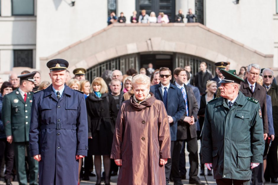 Kadetų priesaikas priėmusi prezidentė: jie yra mūsų pasididžiavimas