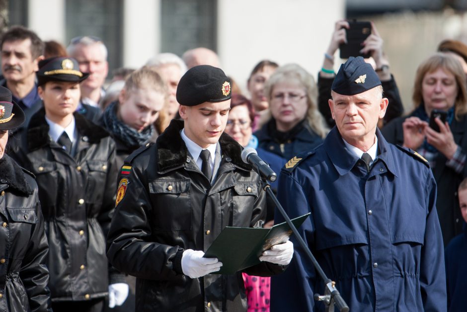 Kadetų priesaikas priėmusi prezidentė: jie yra mūsų pasididžiavimas