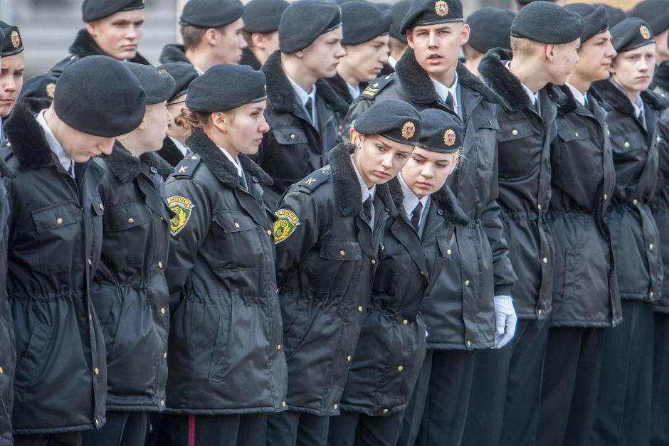 Kadetų priesaikas priėmusi prezidentė: jie yra mūsų pasididžiavimas