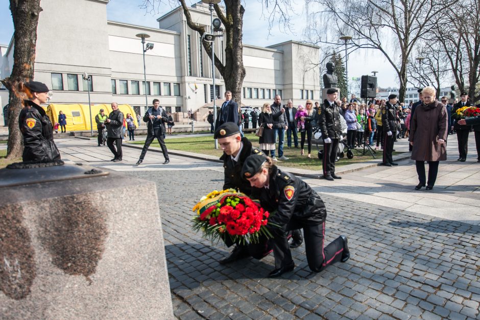 Kadetų priesaikas priėmusi prezidentė: jie yra mūsų pasididžiavimas