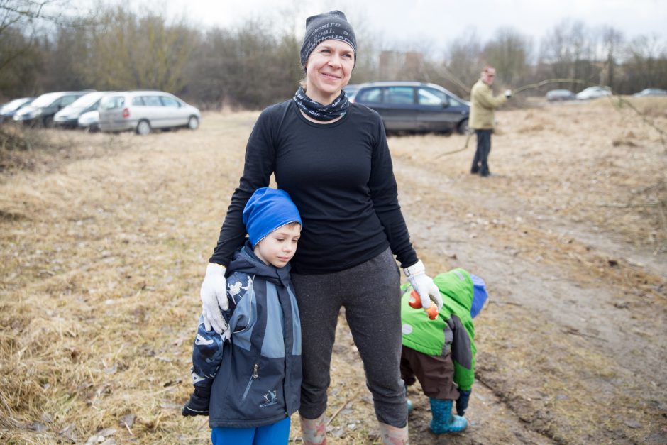 Talka Kauno VI forte: darbavosi ir vaikai