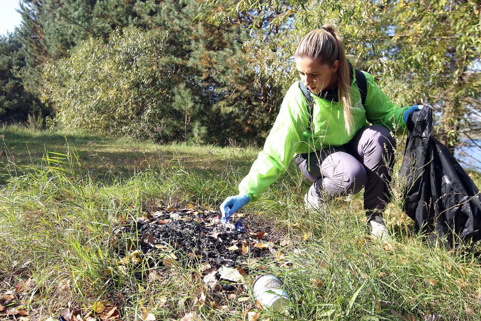 Ekologinis žygis Lampėdžiuose – vos su dviem savanoriais