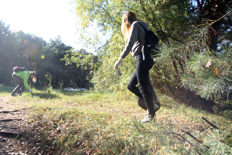 Ekologinis žygis Lampėdžiuose – vos su dviem savanoriais