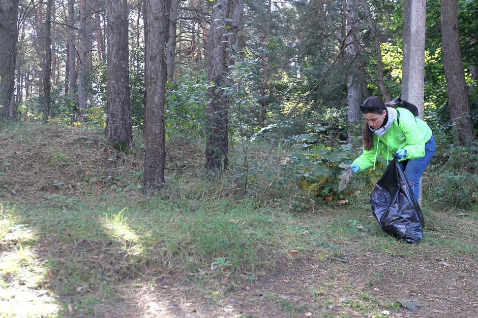 Ekologinis žygis Lampėdžiuose – vos su dviem savanoriais