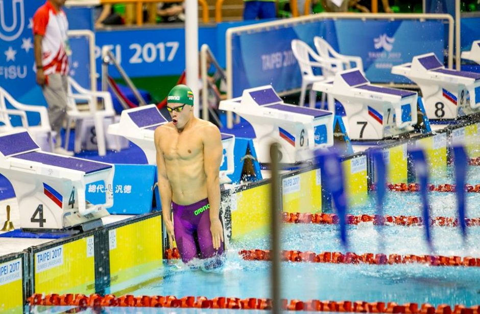 D. Rapšys iškovojo antrą aukso medalį universiadoje