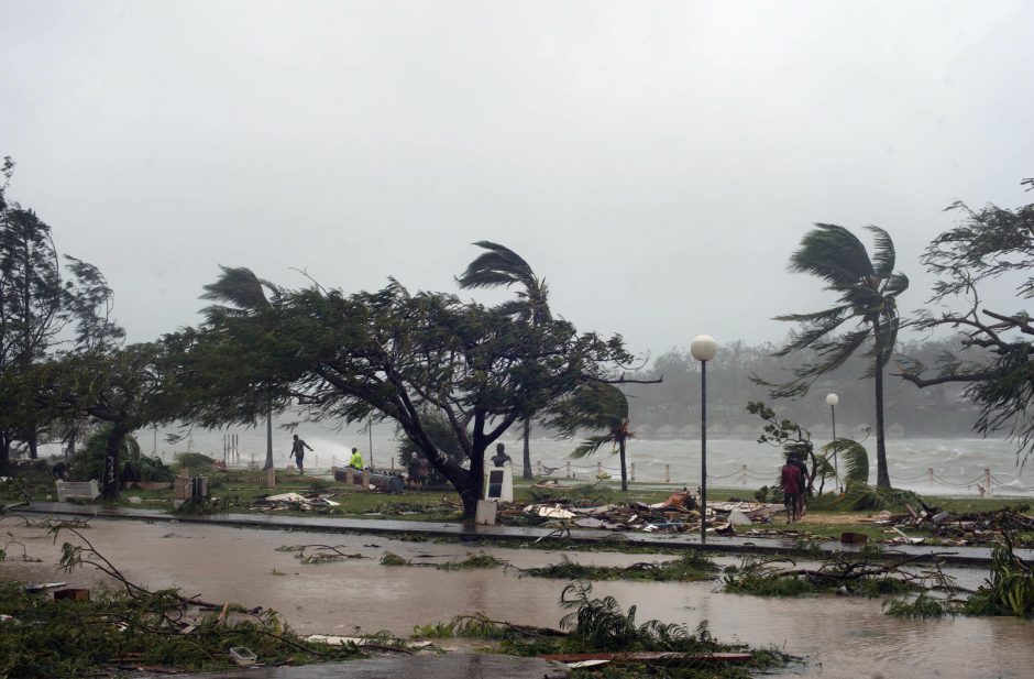 Vanuatu užgriuvo pragaištingas atogrąžų ciklonas 