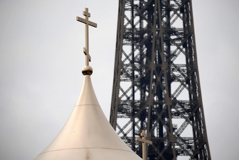 Rusijos pareigūnai ortodoksų katedrą Paryžiuje atidarys be V. Putino