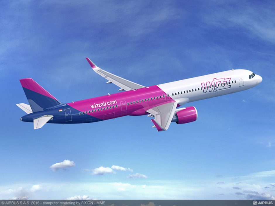 „Wizz Air“ patvirtino naujųjų  A321neo orlaivių užsakymą