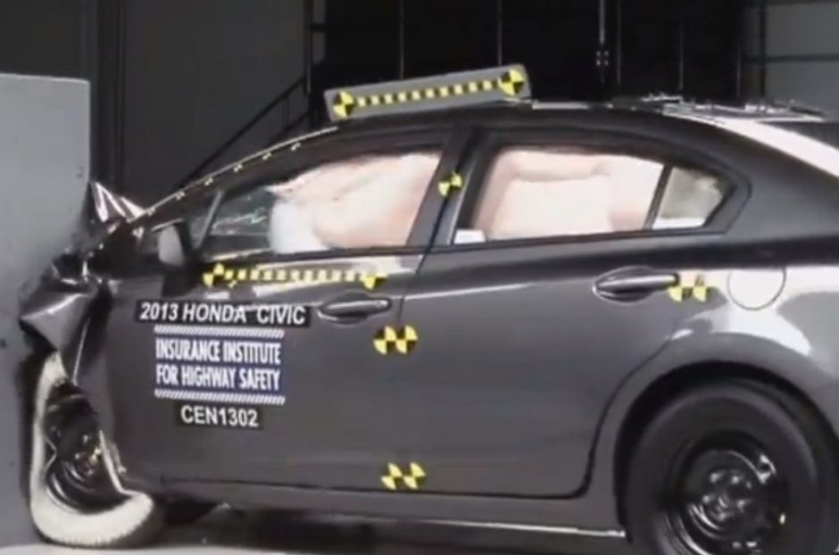 Saugumo testas: pirmoje vietoje - „Honda Civic“, paskutinėje - „Kia” ir „Nissan“ automobiliai