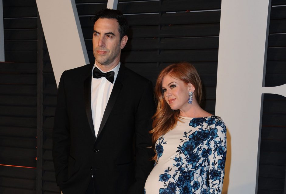 „Borato“ žvaigždė Sacha Baronas Cohenas trečiąkart tapo tėčiu
