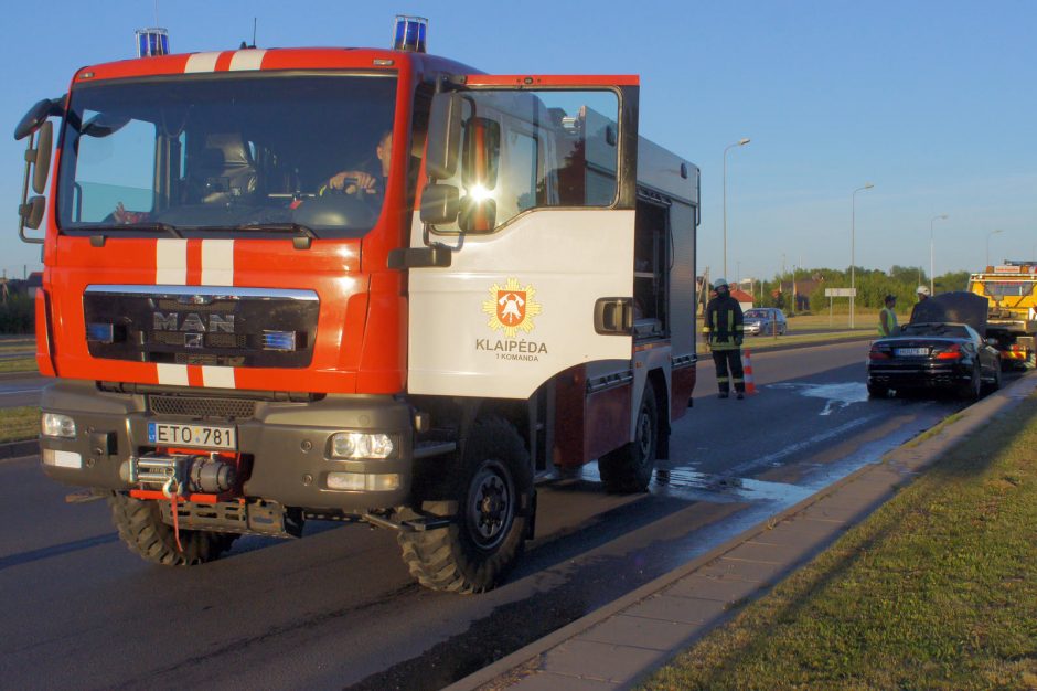 Važiavo apsipirkti – vos nesudegė