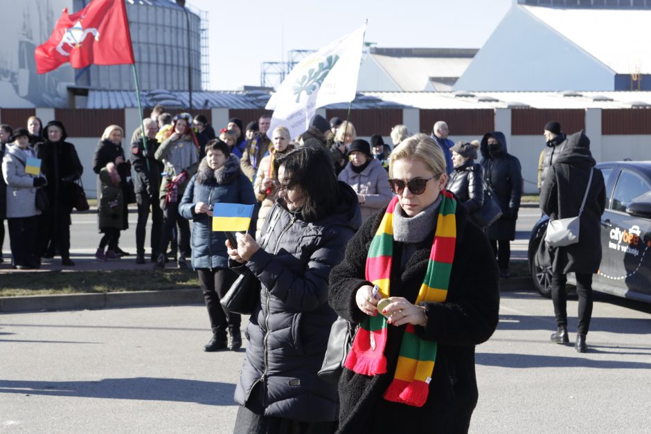 Klaipėdoje – moterų protestas prie Rusijos konsulato