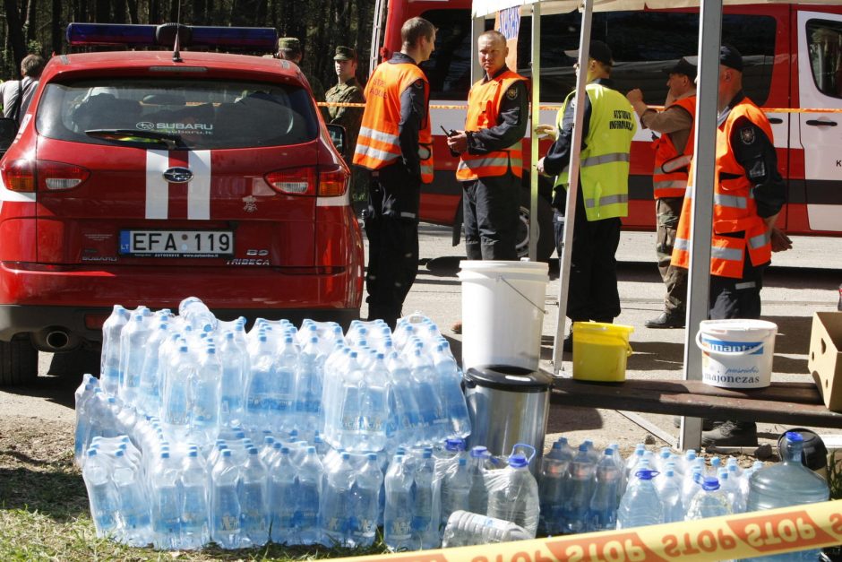 Kuršių nerijos gaisrą sutramdė gausios ugniagesių ir kariškių pajėgos