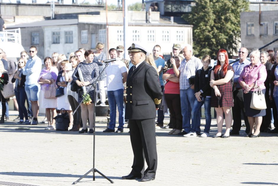 Uostamiestyje tarnybą baigė šauktiniai