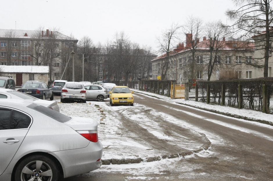 Užkliuvo vieta krepšinio aikštelei