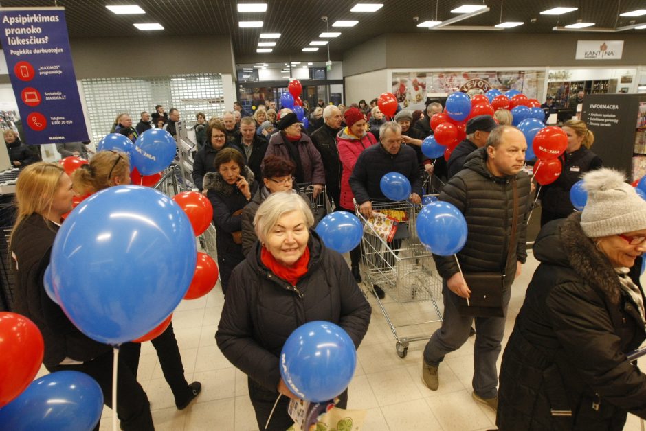 Klaipėdiečių laukta „Maxima“ stebino asortimento gausa