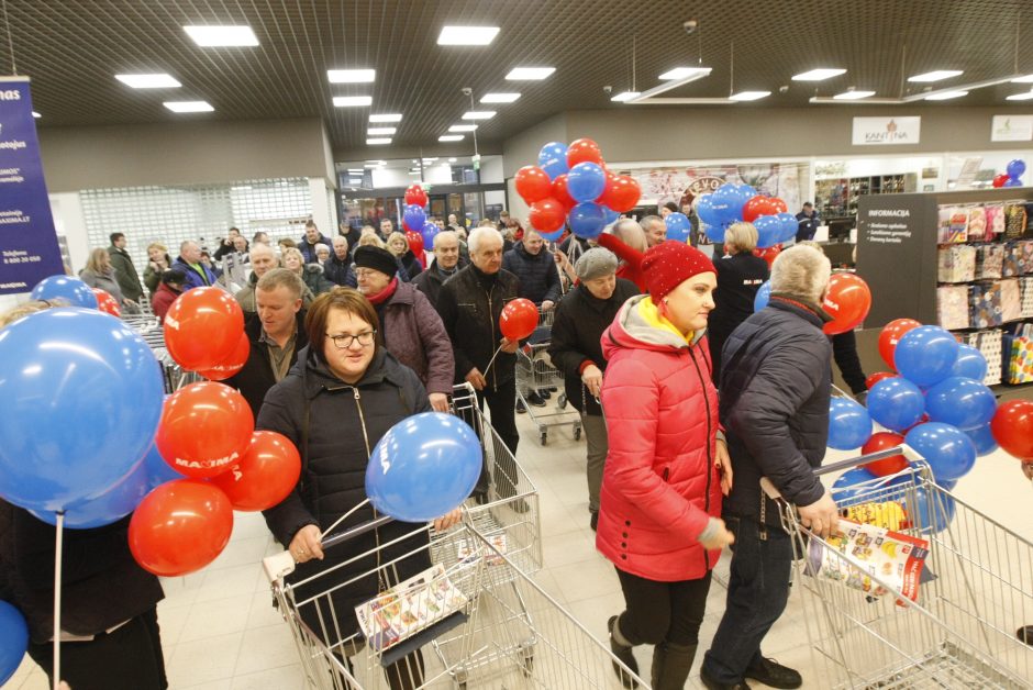 Klaipėdiečių laukta „Maxima“ stebino asortimento gausa