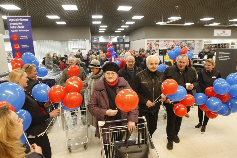 Klaipėdiečių laukta „Maxima“ stebino asortimento gausa