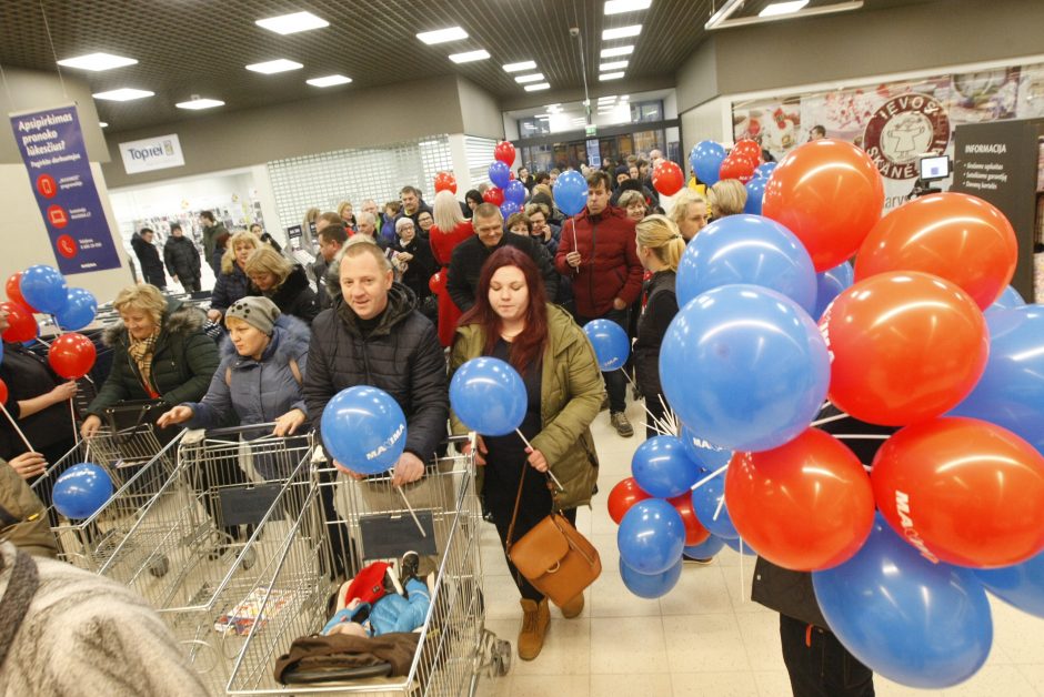 Klaipėdiečių laukta „Maxima“ stebino asortimento gausa