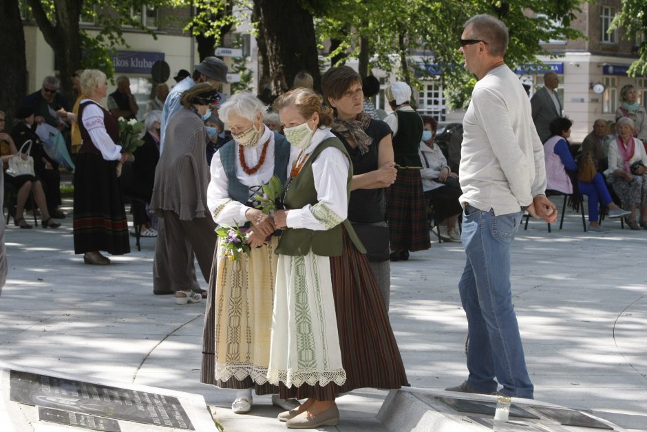 Klaipėdiečiai nepamiršo tautos kančių