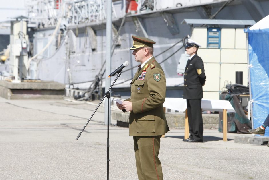 Pasikeitė Lietuvos karinių jūrų pajėgų vadas