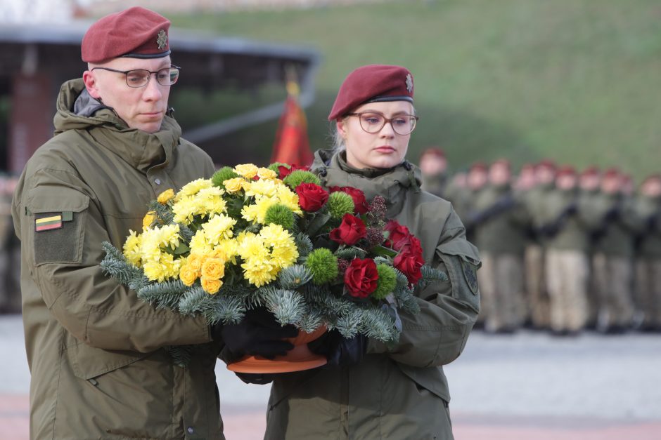 Uostamiestyje paminėta Lietuvos kariuomenės atkūrimo diena