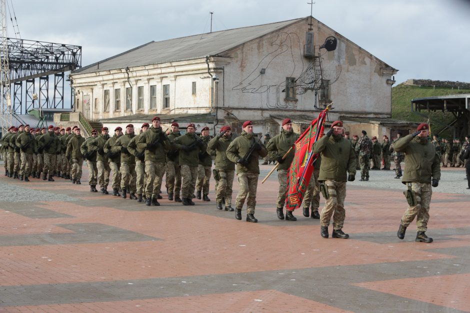 Uostamiestyje paminėta Lietuvos kariuomenės atkūrimo diena