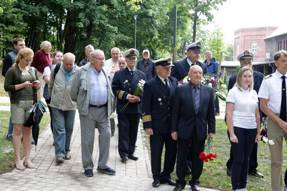 Klaipėdoje prisiminta nuskendusio laivo „Linkuva“ įgula: paminėjimas – jautrus