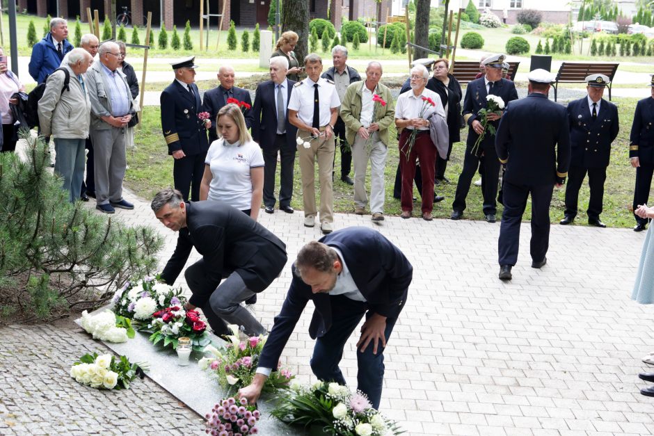 Klaipėdoje prisiminta nuskendusio laivo „Linkuva“ įgula: paminėjimas – jautrus