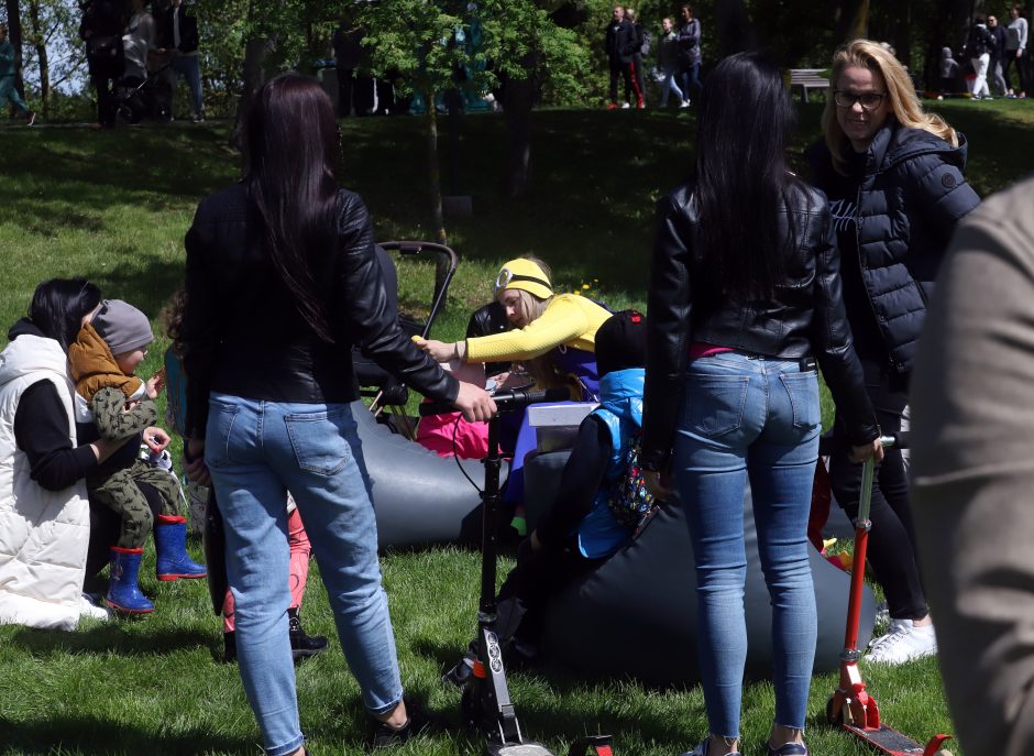 Atidarytas atnaujintas Santakos parkas: šventėje pramogų surado kiekvienas