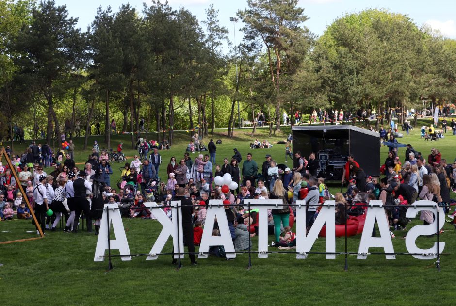 Atidarytas atnaujintas Santakos parkas: šventėje pramogų surado kiekvienas