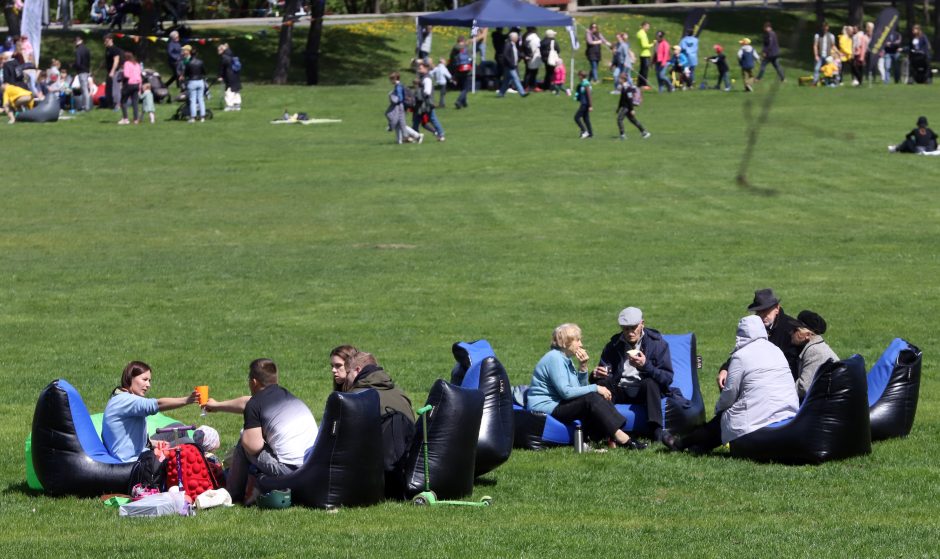 Atidarytas atnaujintas Santakos parkas: šventėje pramogų surado kiekvienas