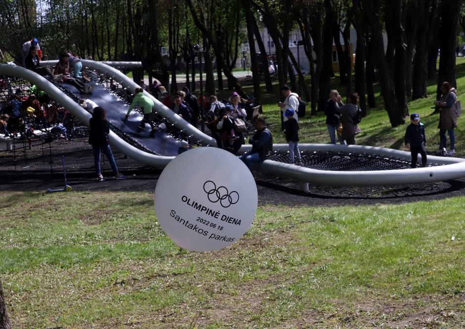 Atidarytas atnaujintas Santakos parkas: šventėje pramogų surado kiekvienas