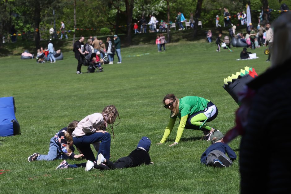 Atidarytas atnaujintas Santakos parkas: šventėje pramogų surado kiekvienas