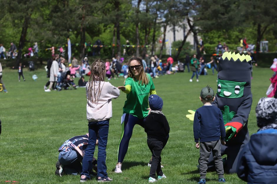 Atidarytas atnaujintas Santakos parkas: šventėje pramogų surado kiekvienas