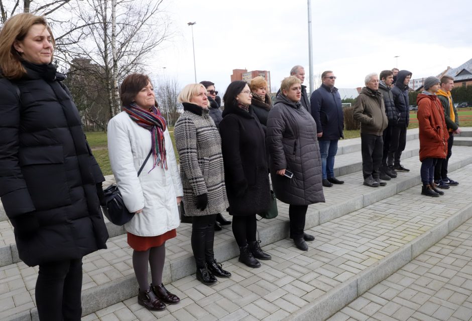 JAV karių dovana Kauno kadetams – įrengta sporto salė