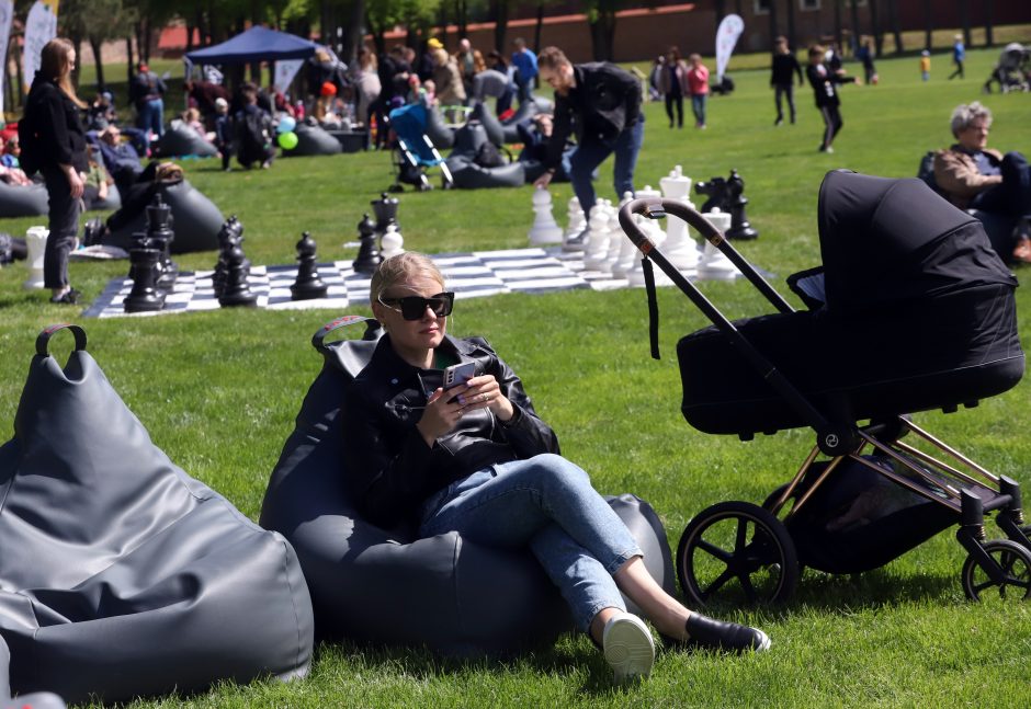 Atidarytas atnaujintas Santakos parkas: šventėje pramogų surado kiekvienas