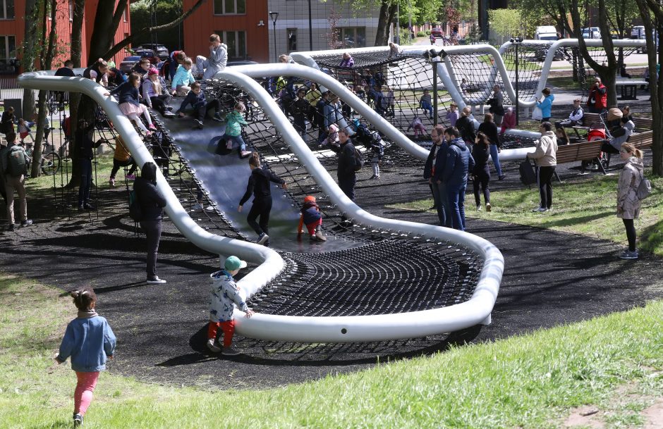 Atidarytas atnaujintas Santakos parkas: šventėje pramogų surado kiekvienas