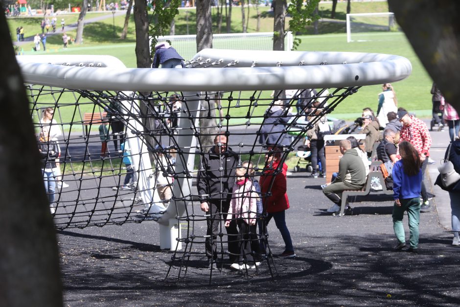 Atidarytas atnaujintas Santakos parkas: šventėje pramogų surado kiekvienas