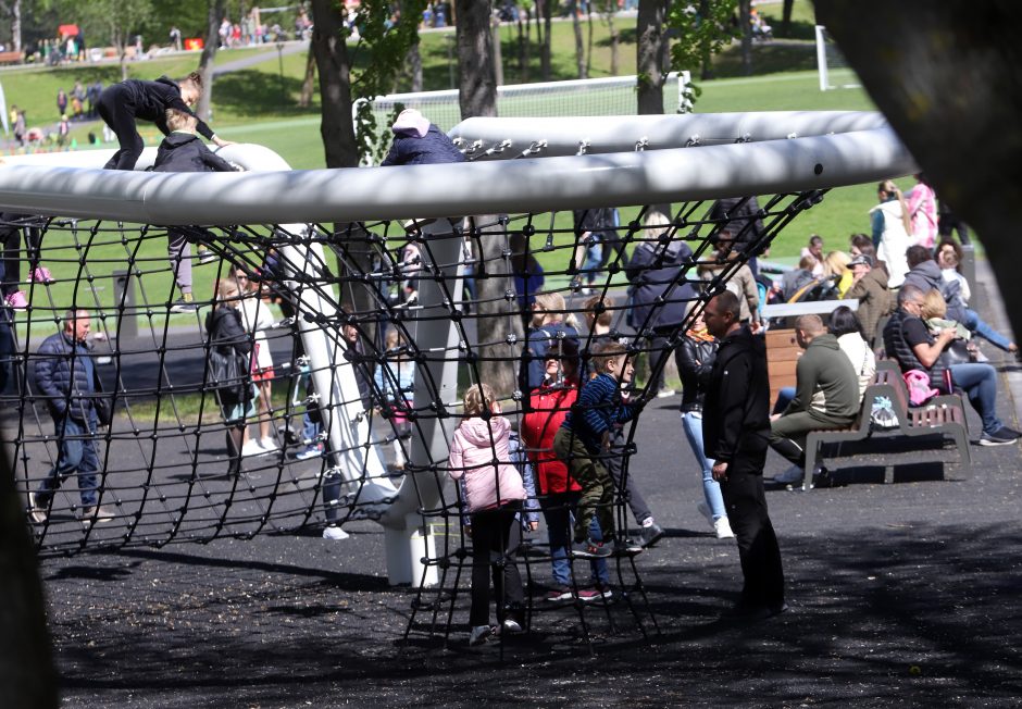 Atidarytas atnaujintas Santakos parkas: šventėje pramogų surado kiekvienas