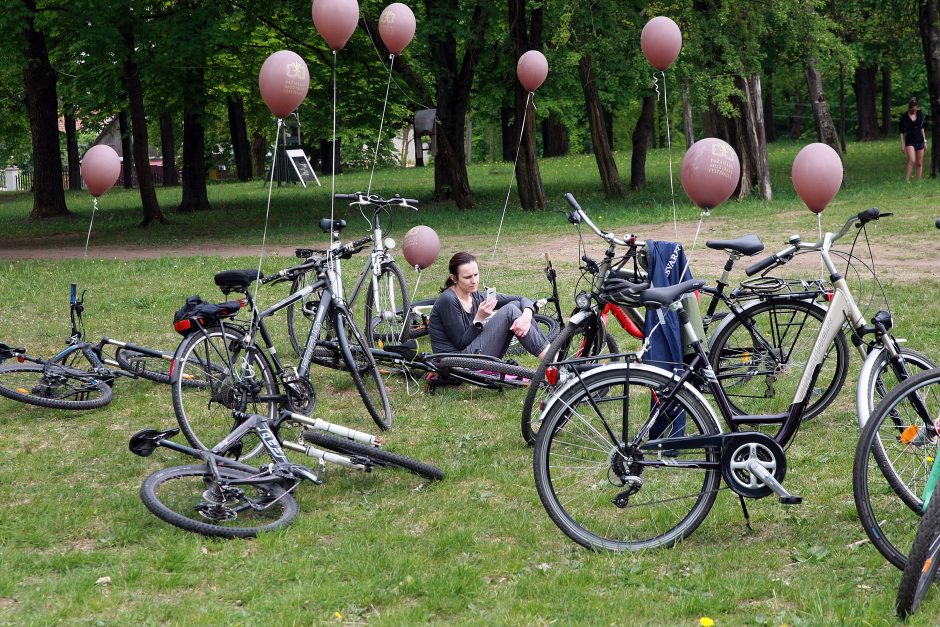 Pažaislio muzikos festivalis šiemet prasidėjo dviračių žygiu