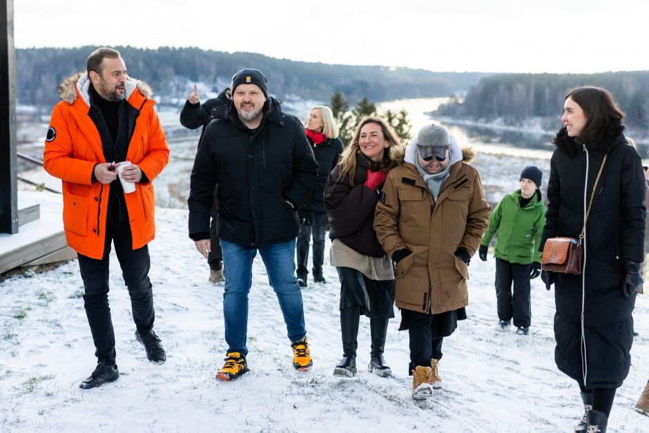 Buvusioje Merkinės skalbykloje atidarytas kepsnių restoranas: V. Radzevičius pasitiko svečius