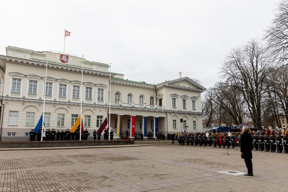 G. Nausėda Vasario 16-osios minėjime: Lietuvos laisvės kovotojų atminimas niekada nebus pamirštas