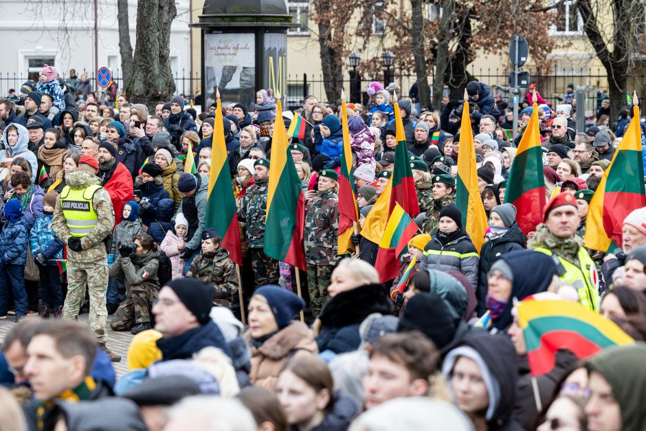 G. Nausėda Vasario 16-osios minėjime: Lietuvos laisvės kovotojų atminimas niekada nebus pamirštas