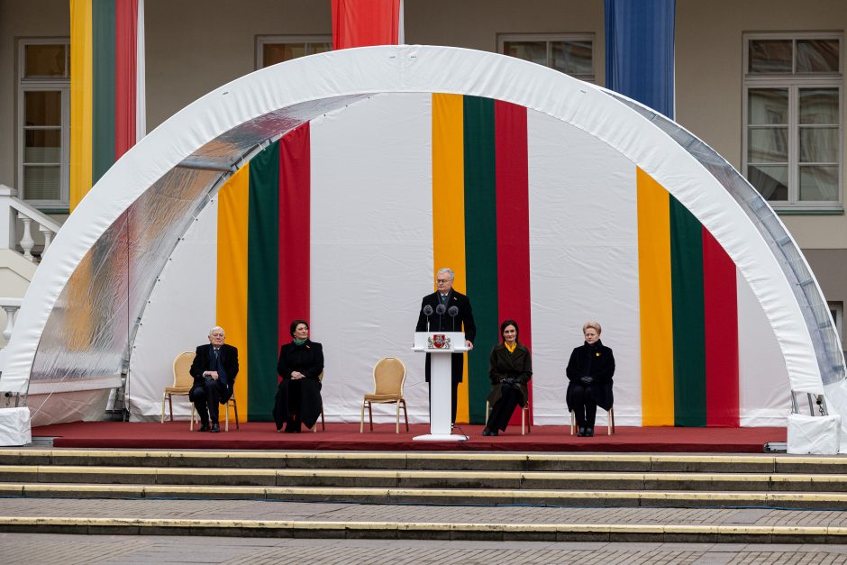 G. Nausėda Vasario 16-osios minėjime: Lietuvos laisvės kovotojų atminimas niekada nebus pamirštas