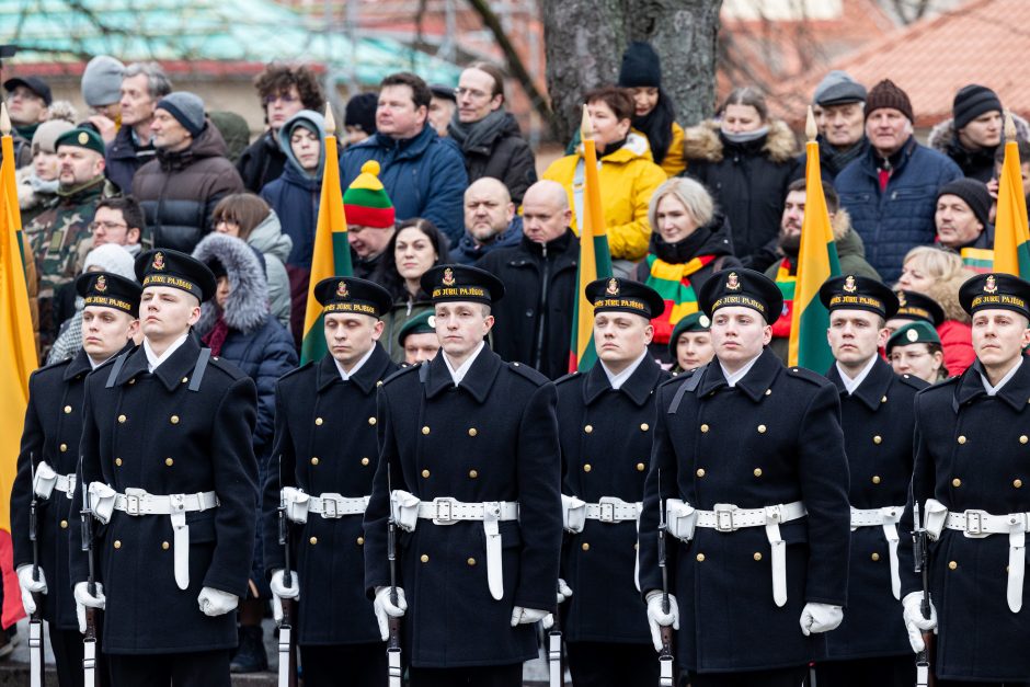 G. Nausėda Vasario 16-osios minėjime: Lietuvos laisvės kovotojų atminimas niekada nebus pamirštas