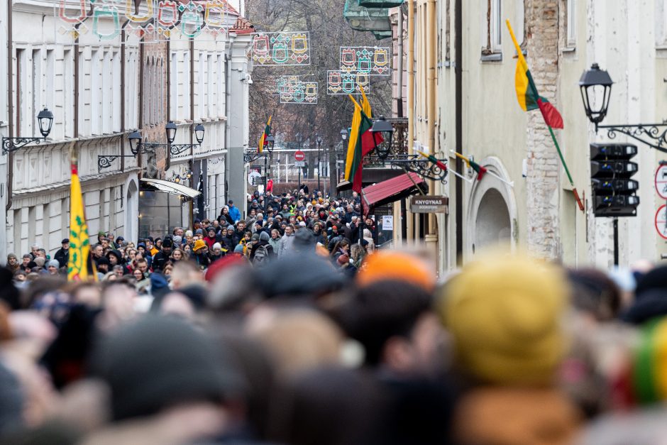 Prie Signatarų namų – kritikos strėlės valdžiai ir tylos minutė A. Navalnui