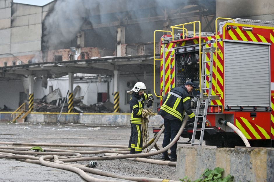 Naktį Rusijos pajėgos puolė Lvivo sritį trimis dronais „Shahed“, sunaikinta infrastruktūra