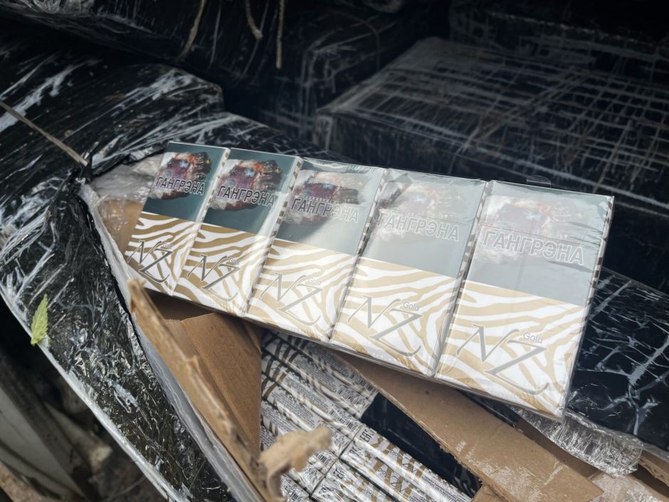 Pasieniečiai sulaikė 45 dėžes kontrabandinių cigarečių gabenusį vilnietį
