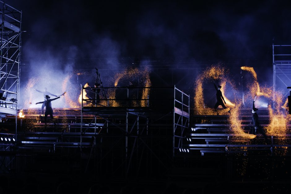 Klaipėdos festivalis atsisveikino fejerija, apjungusia baroko kūrinius, ugnies fakyrus ir šokį